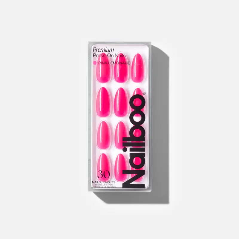 Pink Lemonade Press On (Almond) - Image 4