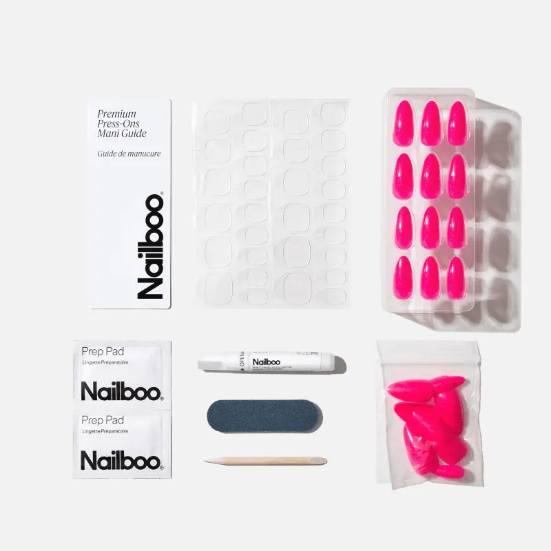 Pink Lemonade Press On (Almond) - Image 5